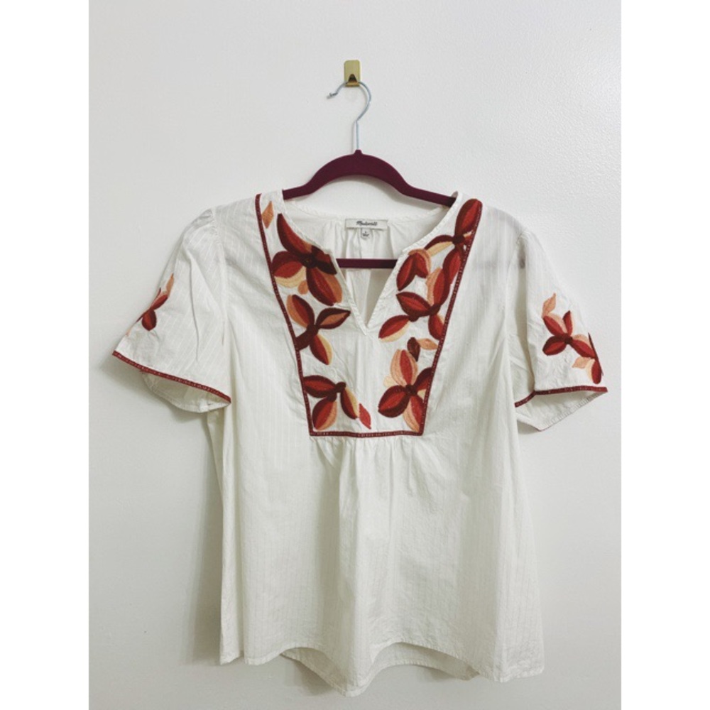 Madewell Embroidered Top